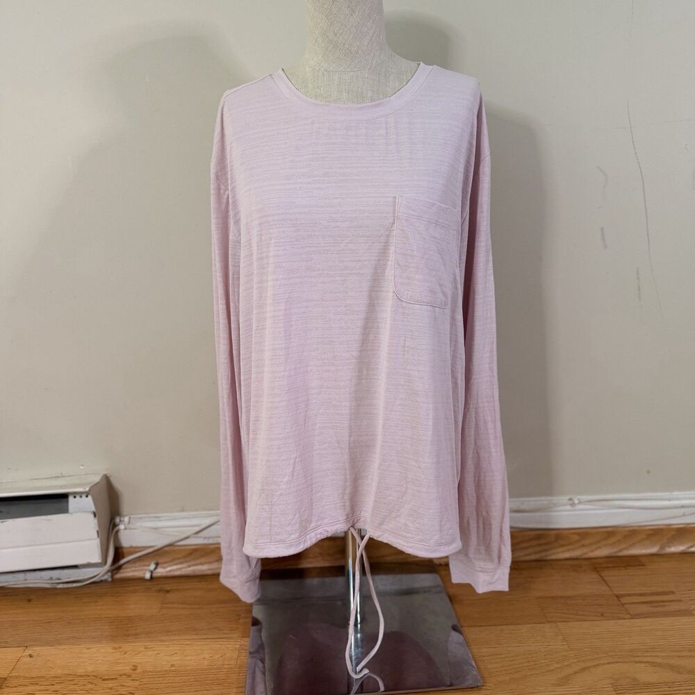 Title Nine Upland Long Sleeve Sun Shirt Cloud Pink L Outdoor Summer Sporty Gorp